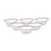 Claytan Callista 6.2 inch Porcelain Cereal &amp; Breakfast Bowl (Purple &amp; White, Set Of 6)