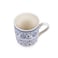 Claytan Plethora 370 ml Porcelain Mug (Grey &amp; White, Set Of 6)