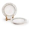 Edessa Ceramic Elana 22Cm Round Soup Plate, White (Set of 6)