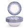 Claytan Lighthouse Blue 6-Inch Ceramic Cereal Bowl (Set of 6)