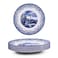 Claytan Lighthouse Blue 10.5-Inch Ceramic Dinner Plate (Set of 6)