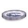 Claytan Lighthouse Blue 14.2-Inch Ceramic Oval Platter (Set of 6)