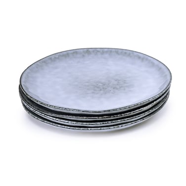 Cuisine Art Alura Stoneware Dinner Plate - 28cm, Blue (Set of 4)