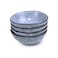 Cuisine Art Premium Alura Stoneware Bowl - 17cm, Blue (Set of 4)