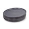 Cuisine Art Ayma Stoneware Dinner Plate - 27cm, Grey (Set of 4)