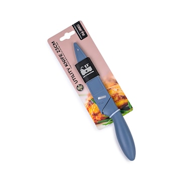 Cuisine Art 23cm Stainless Steel Utility Knife, Assorted Chopping &amp; Precision Cutting - Ergonomic Handle, Rust-Resistant Blade - 1 Piece