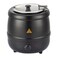 Cuisine Art Stainless Steel Electric Soup Pot 10L &ndash; Black Professional Food Warmer for Soups, Curries &amp; Stews, Ideal for Ramadan Iftar, Hotels, Catering &amp; Festive Hosting