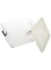 22L Plastic Storage Set of 6 Box with Wheels &amp; Lockable Lid (Off White)