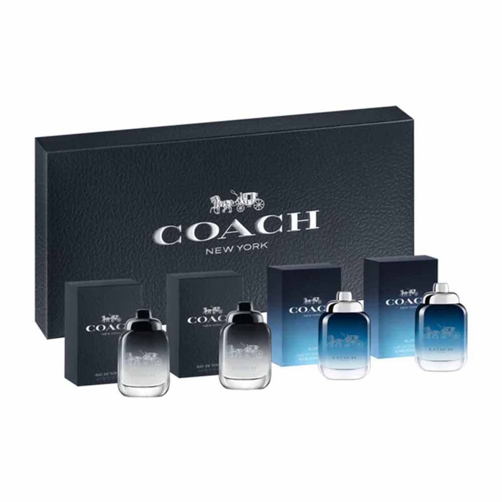 Buy Coach For Men Mini Set Edt 2 X 4.5ml + Blue Edt 2 X 4.5ml Online ...