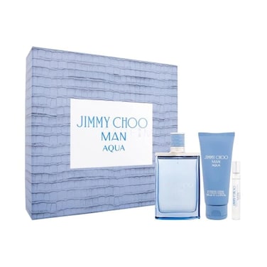 Jimmy Choo Man Aqua (M) Set Edt 100ml + Edt 7.5ml + Sg 100ml