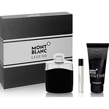 Mont Blanc Legend For Men Set Edt 100ml + Edt 7.5ml + Sg 100ml