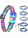 KASTWAVE Dog Light Up Collar, USB Rechargeable Waterproof LED Flashing Collar for Small, Medium, Large Dogs