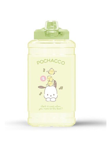 Miniso Sanrio Characters Party Series Plastic Bottle With Auto Flip Lid (1900Ml) (Pochacco)