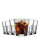 6-Piece Aras Water Glass Set Clear