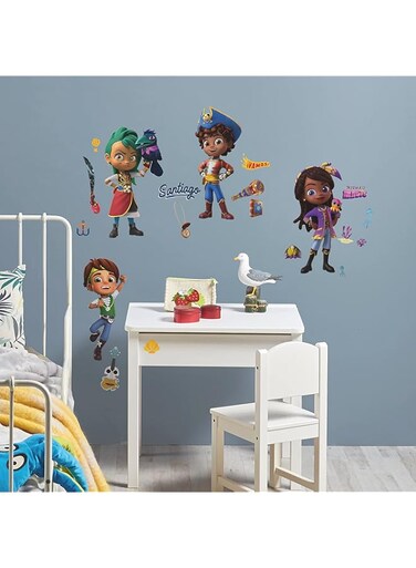 RoomMates RMK5207SCS Santiago of The Seas Peel and Stick Wall Decals