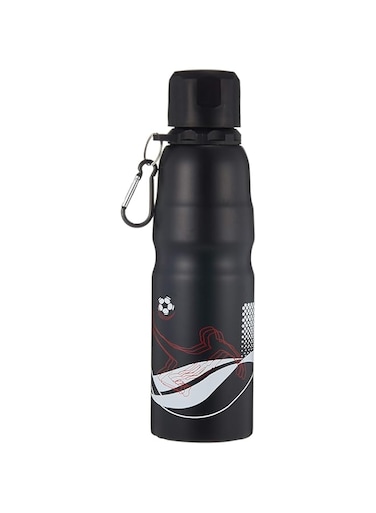 Royalford Sport Bottle, 750ml Stainless Steel Water Bottle, RF9359BK   Portable &amp; Leak Resistant Bottle   Keep Drinks Hot/Cold for Long Hours   Preserves Flavour &amp; Freshness