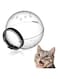 Transparent Cat Mask for Grooming,Pet Accessories to Stop Biting Adjustable Hood Breathable Helmet