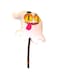 BOBBY CAT TOY FRIGHT GHOST W/SILVERVINE 15cm