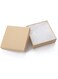 Giftol 20 Pack 3.5x3.5x1 Inch Cardboard Jewelry Boxes,Small Gift Boxes for Jewelry Earrings Necklaces Handmade Bangles Bracelets(Brown)