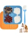 Dog Lick Mat, 2-Pack Silicone Pet Slow Feeder Pad with Suction Cups for Peanut, Butter, Food or Yogurt, Entertain and Reduce Anxiety, BPA Free and Dishwasher Safe