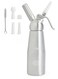 STORE Whipped Cream Dispenser, Aluminium Cream Whipper with 3 Decorating Nozzles 500ML Cream Charger Dispenser for Cake Cheese Dessert