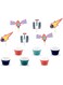 PartyDeco Space Cupcake Kit
