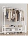 Folding Metal Clothes Dryer Drying Space Laundry Washing Durable Metal Drying Rack Multifunctional Air Dryer Ideal For Indoor And Outdoor 2 Folding Winged Clothes Dryer