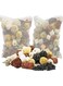 ANTOLE 2 Pack/Set 12 IN 1 Aquarium Filter Media Ceramic Biochemical Ball Activated Carbon Bio Balls Fish Tank Medium Aquarium Accessories Clear Water with Filter Net Bag 500g