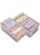 CHVOVUNY 2Pcs Wardrobe Clothes Organizer 12 Grids Washable Portable Closet Organizer Mesh Separation Storage Box Foldable Closet Drawer Organizer For Underwear,Socks,Scarves,Leggings,T-Shirts,Jeans