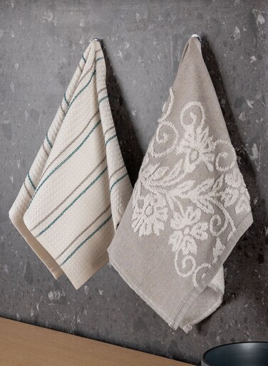 Cotton Dish Towels   30x50 cm Lint-Free Kitchen Towel for Drying, Cleaning &amp; Everyday Use