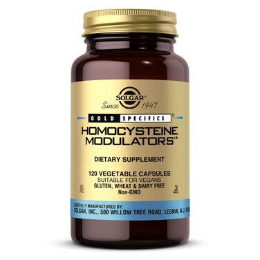 Solgar &acirc;&euro;&ldquo; Homocysteine Modulators, 120 Vegetable Capsules