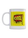 Cool Printed Mug Yellow/White/Red