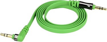 Scosche Flat-Out Audio Cable - Orange, 3 Ft