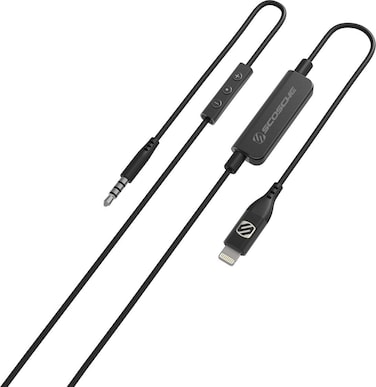 Scosche In Line 2.5mm Stereo Cable With Controls For New Apple Devices - Black