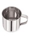 1000ml Silver Stainless Steel Multipurpose Mug for Everyday Home and Kitchen Use, Unbreakable Metal Drinking Cup Ideal for Hot Coffee, Iced Tea, Milk, and Cold Water