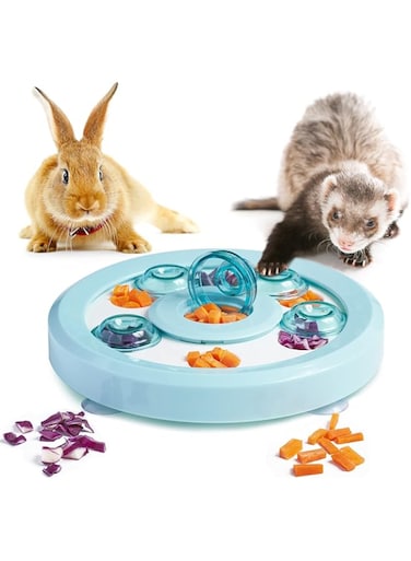 SYOSI Dog Puzzle Toys, Dog Treat Puzzle, Dog Puzzle Feeder, Interactive Pet Treat Game Rabbit Toys Dog Entertainment Toys, Food Puzzle Dispensing Slow Feeder for IQ Training Boredom Relief