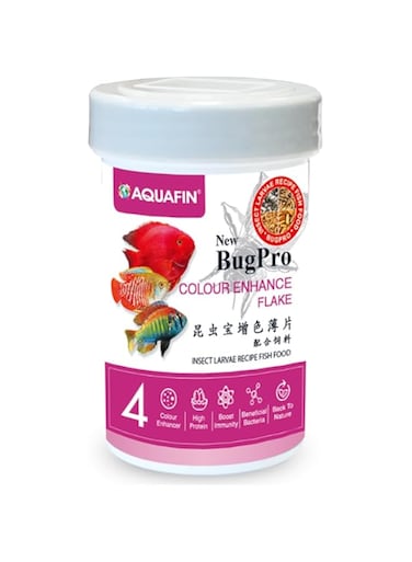KW Zone Aquafin BugPro Color Enhance Flake Volume - 250ml