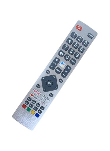 New Replacement Remote Control, Remote Control Fit, Universal Remote Control Compatible with Sharp Aquos UHD Smart TVs, SHW/RMC/0133 Remote Control with Google Play, Prime Video, NETFLIX
