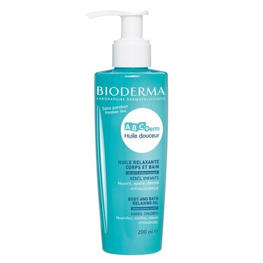Bioderma ABCDerm Body Massage &amp; Baby Bath Relaxing Oil 200ml