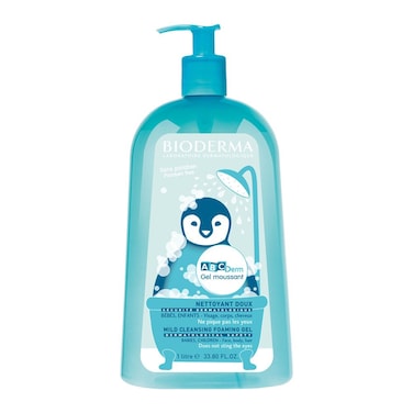 Bioderma ABCDerm Mild Cleansing Foaming Gel For Babies &amp; Children 1 L