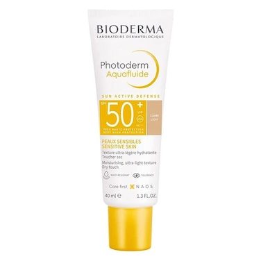 Bioderma Photoderm Aquafluide Very High Protection Sunscreen With SPF50+ &amp; PA++++ - Light Tinted 40ml