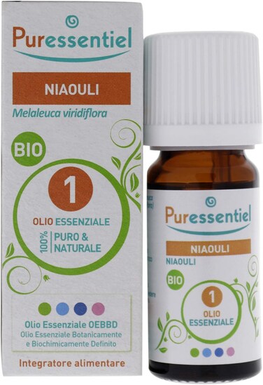 Puressentiel Bio Niaouli Essential Oil, 100% Pure And Natural, Ideal For Aromatherapy Or Stress Relief, 10ml