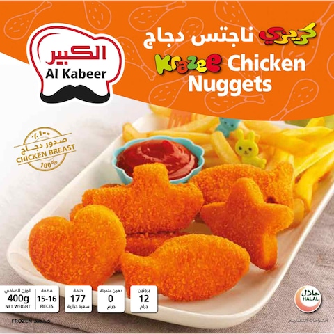 الكبير كرازي ناجتس (قطع ) دجاج 400 غرام
