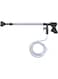 Fish Cleaner, Upgraded Manual Vacuum Siphon with 3D Filter Basket, Handheld Semi Automatic Water Pipe Change Water Pneumatic Sand Washer for Protecting Fish, Grass, and Gravel