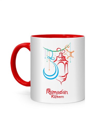 Styles Ramadan Kareem Desing Printed Mug White/Red