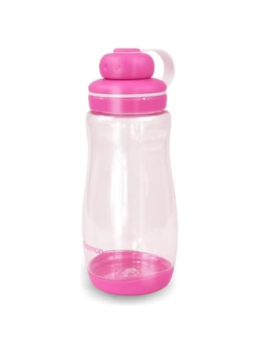 Fissman Leakproof Plastic Water Bottle, Stylish Design with Attractive Colors, Eco-Friendly, and Safe Water Bottles, For Both Sports Lovers, Fitness Cycling, Gym or Outdoor Travel (Pink)