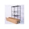 Heavy-Duty 4-Tier Metal Storage Rack with Wheels &ndash; Foldable Shelving Unit, Size 127&times;72&times;34 cm