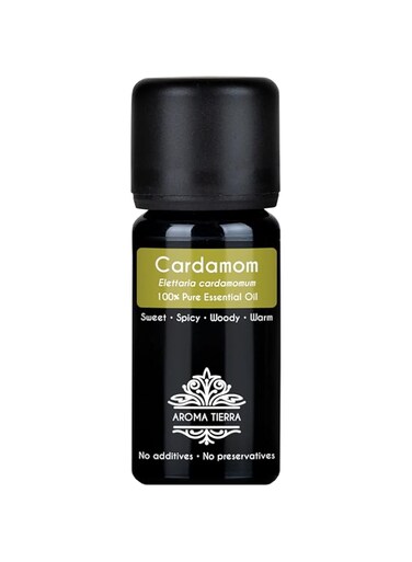 Aroma Tierra Cardamom Essential Oil - - 100% Pure &amp; Natural - 10ml