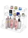 VAEHOLD 3-Tier Acrylic Bathroom Organizer - Vanity, Perfume, Spice Rack, Makeup Storage Shelf for Bathroom, Bedroom, Kitchen, Living Room, and Dressing Table