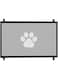 Mesh Dog Gate - Pet Gates for Stairs, Puppy Gate for Doorway Provides A Safe Enclosure for Pets to Play and Rest for The House Indoor (110 * 78)